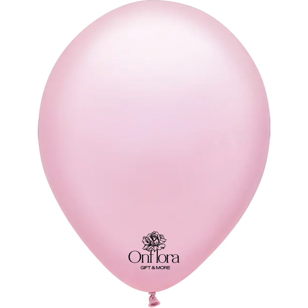[6] بالون هيليوم سادة ( وردي )