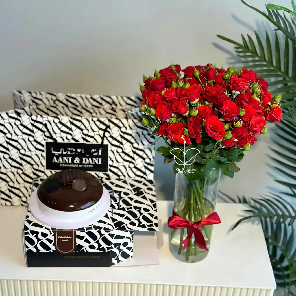 [999] تنسيق فازه زجاجيه عموديه فقط (بإمكانك تغيير الهديه المعروضه)*