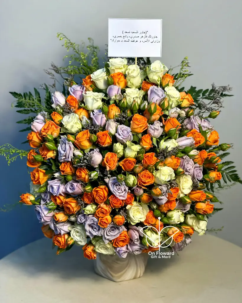 [999] تنسيق فازه زجاجيه بتغليف ياباني قماش
(بإمكانك تعديل خصائص الهديه المعروضه)*