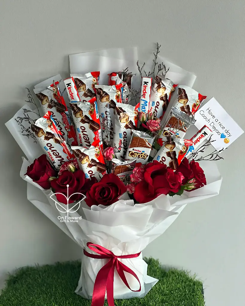 تنسيق باقه شوكليت كندر متنوعه *(عرض يوم الجمعة)