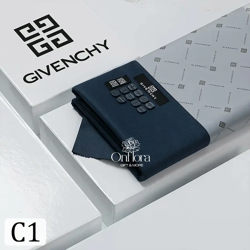 قماش جيفنشي 2025  شتوي ازرق ملكي (بدون تنسيق)