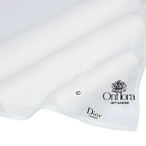 شماغ ديور ابيض كلاسيك اصدار 2025 (بدون تنسيق)