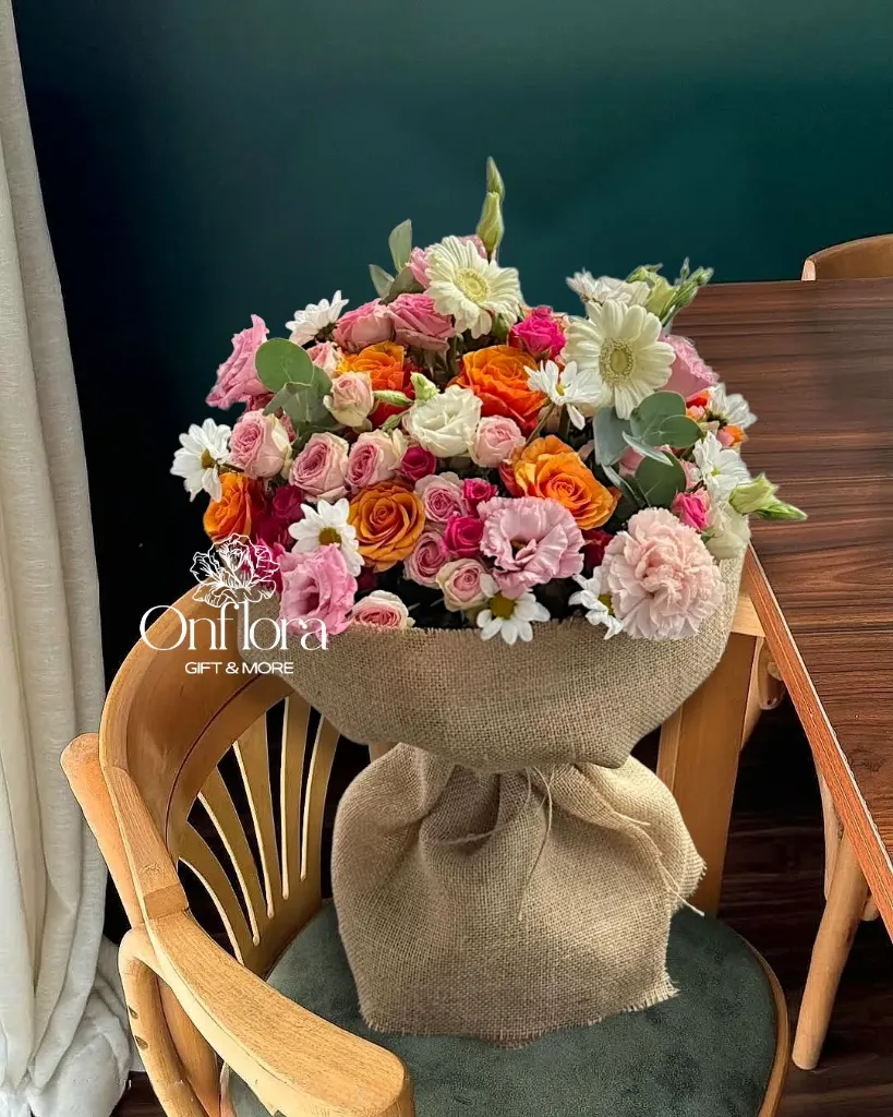 تنسيق باقه ورد 