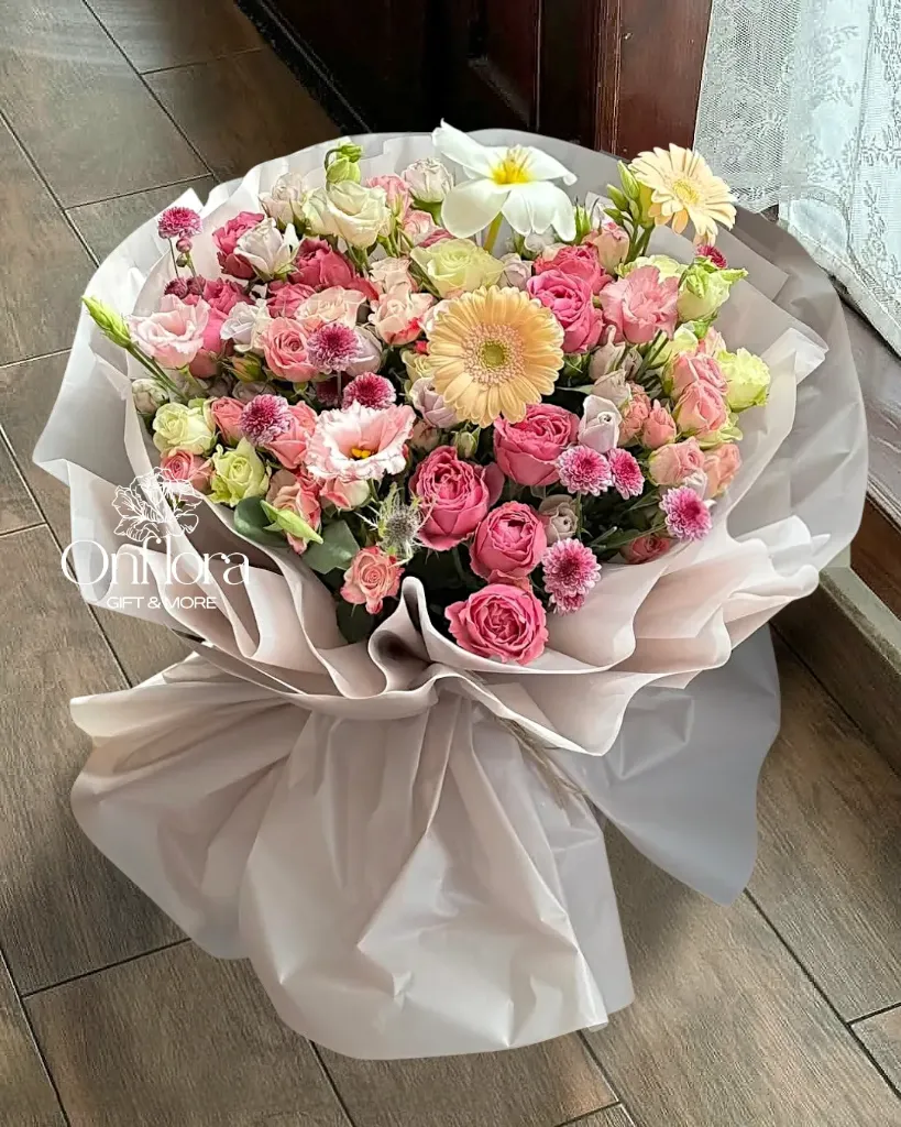 تنسيق باقه ورد 