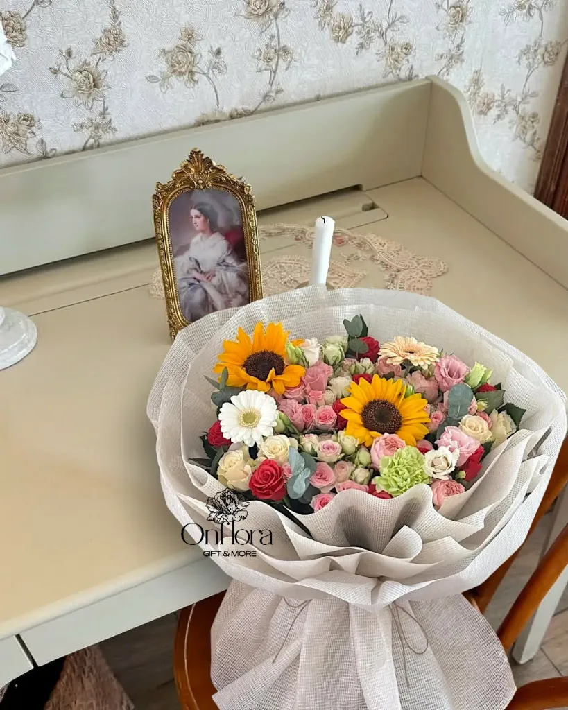 تنسيق باقه ورد