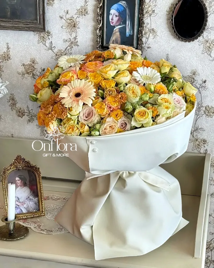 تنسيق باقة ورد