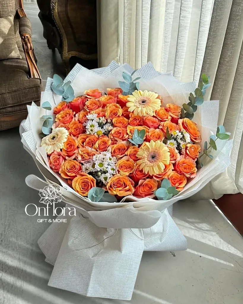 تنسيق باقة ورد