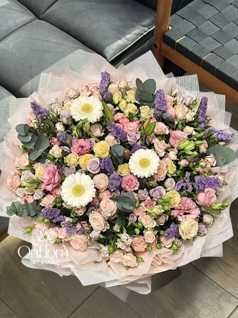 تنسيق باقة ورد