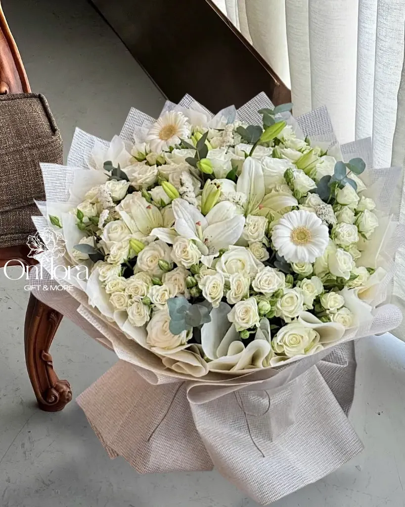 تنسيق باقة ورد