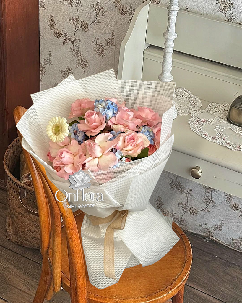 تنسيق باقة ورد