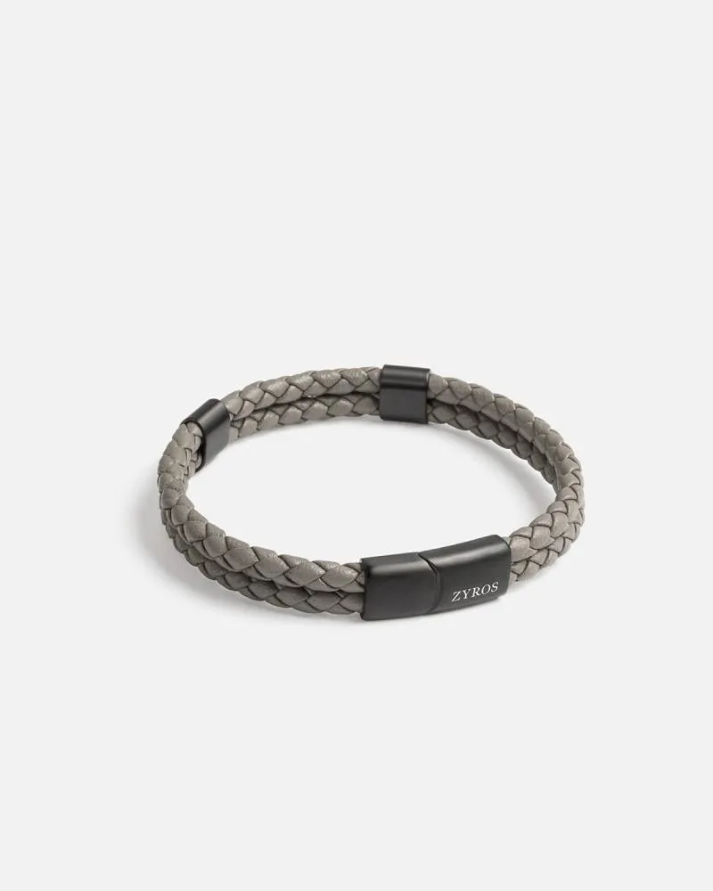 توفير اسوارة رجالية من الجلد باللون الرمادي من زايروس خلال ساعه أو ربما أقل مناسب جداً لتقديمة كهديه (بدون تنسيق)