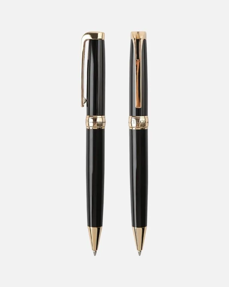 توفير قلم رجالي كلاسيكي باللون الأسود والذهبي من زايروس خلال ساعه أو ربما أقل مناسب جداً لتقديمة كهديه