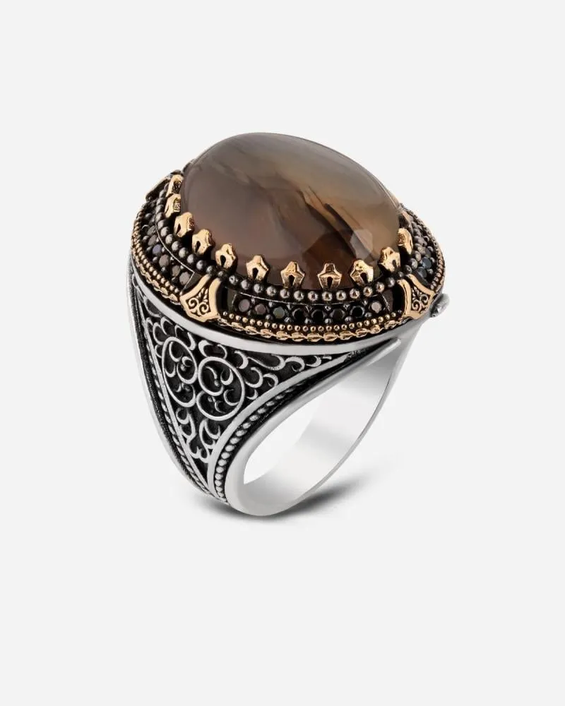 توفير خاتم رجالي فاخر من الفضة بحجر عقيق من زايروس خلال ساعه أو ربما أقل مناسب جداً لتقديمة كهديه (بدون تنسيق)