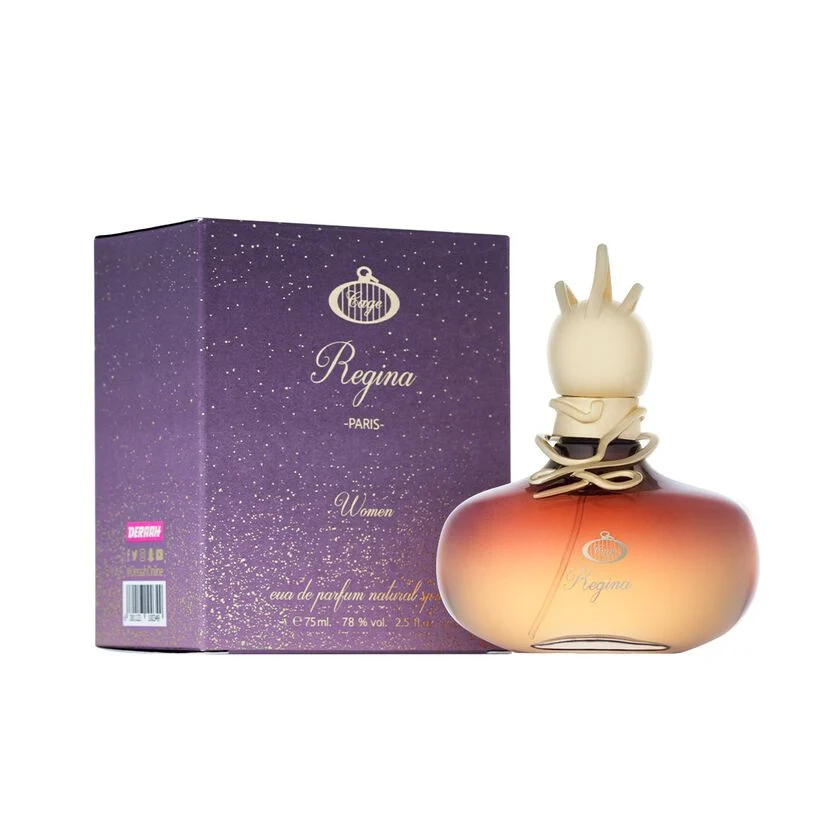 توفير عطر ريجينا نسائي 75  مل من درعه خلال ساعه أو ربما أقل مناسب جداً لتقديمة كهديه (بدون تنسيق)