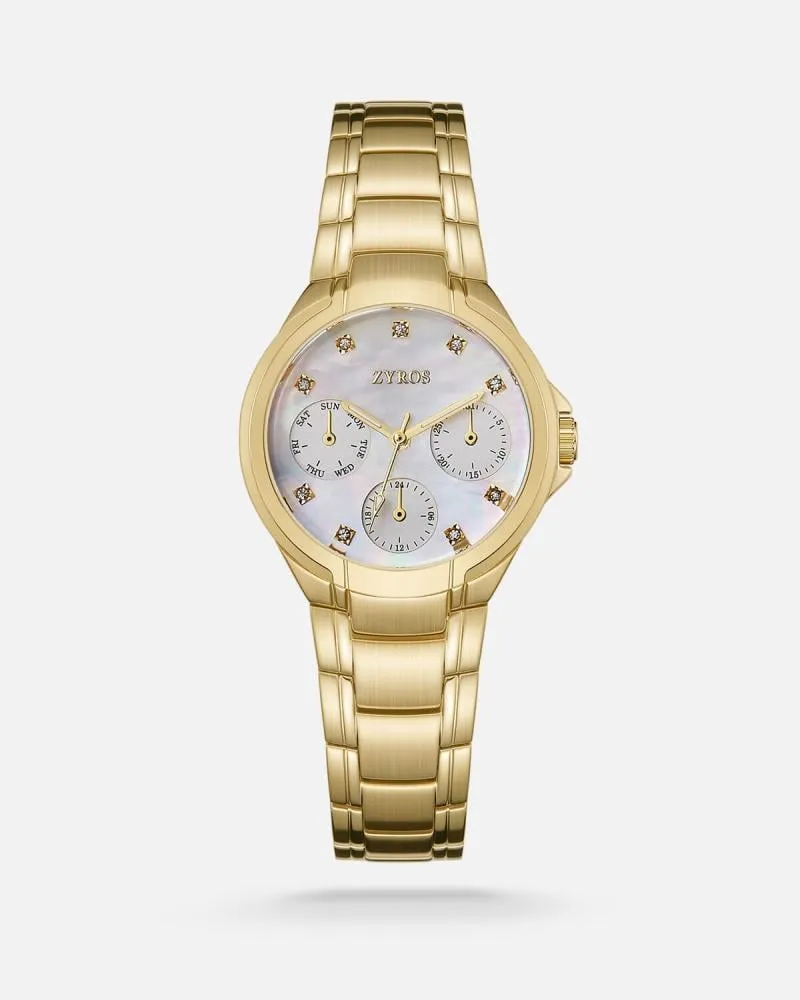 توفير ساعة بتصميم جذاب باللون الذهبي من زايروس خلال ساعه أو ربما أقل مناسب جداً لتقديمة كهديه (بدون تنسيق)