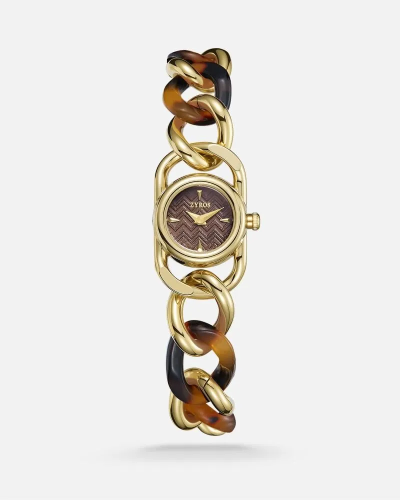 توفير ساعة سُندس النسائية بسير من الستيل والعاج من زايروس خلال ساعه أو ربما أقل مناسب جداً لتقديمة كهديه (بدون تنسيق)