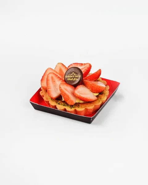 توفير تارت ميلفيه فراولة ( من مذاق الملكة ) خلال ساعه أو ربما أقل مناسب جداً لتقديمة كهديه