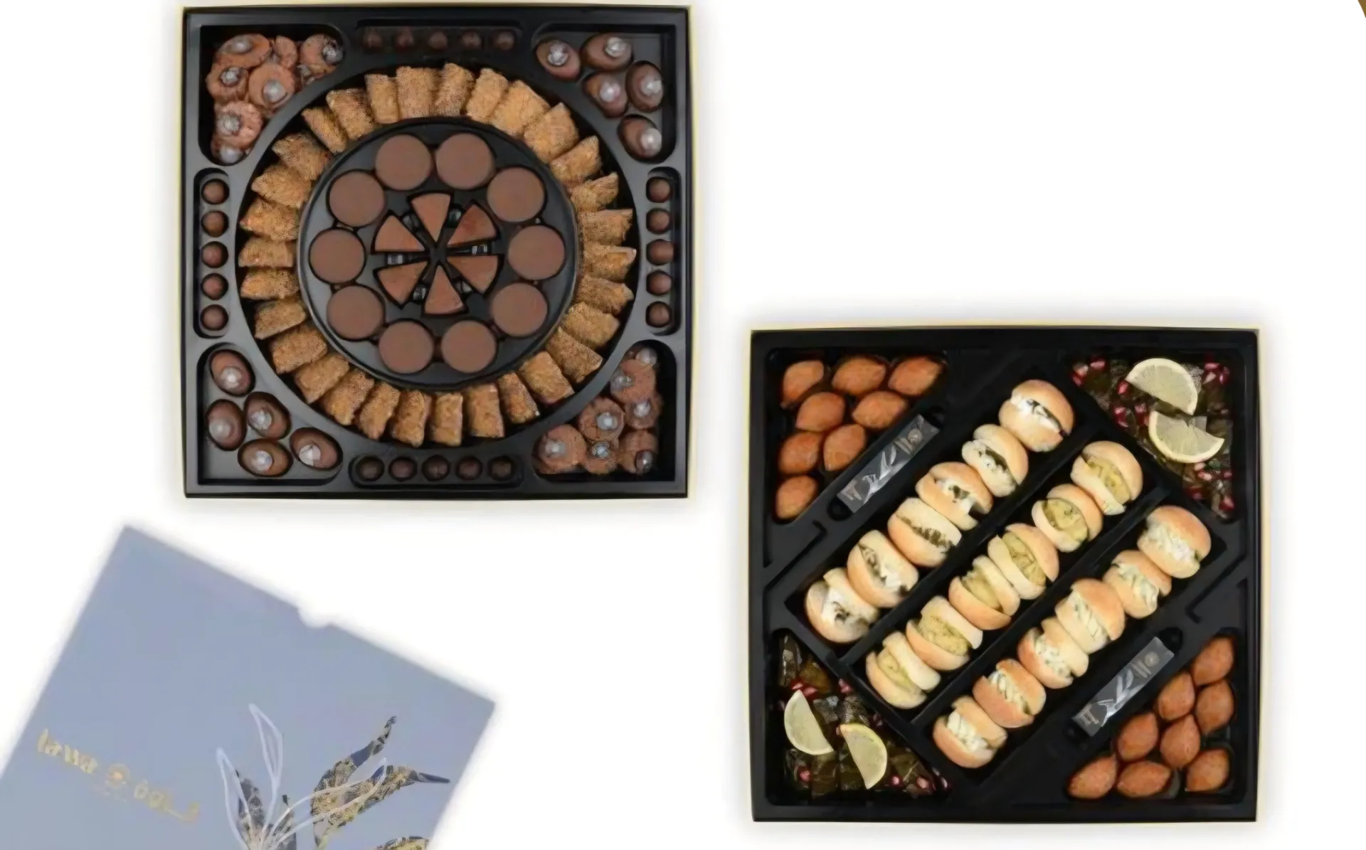 توفير بوكس حالي مالح مربع كبة و ورق عنب ( من تاوة ) خلال ساعه أو ربما أقل مناسب جداً لتقديمة كهديه