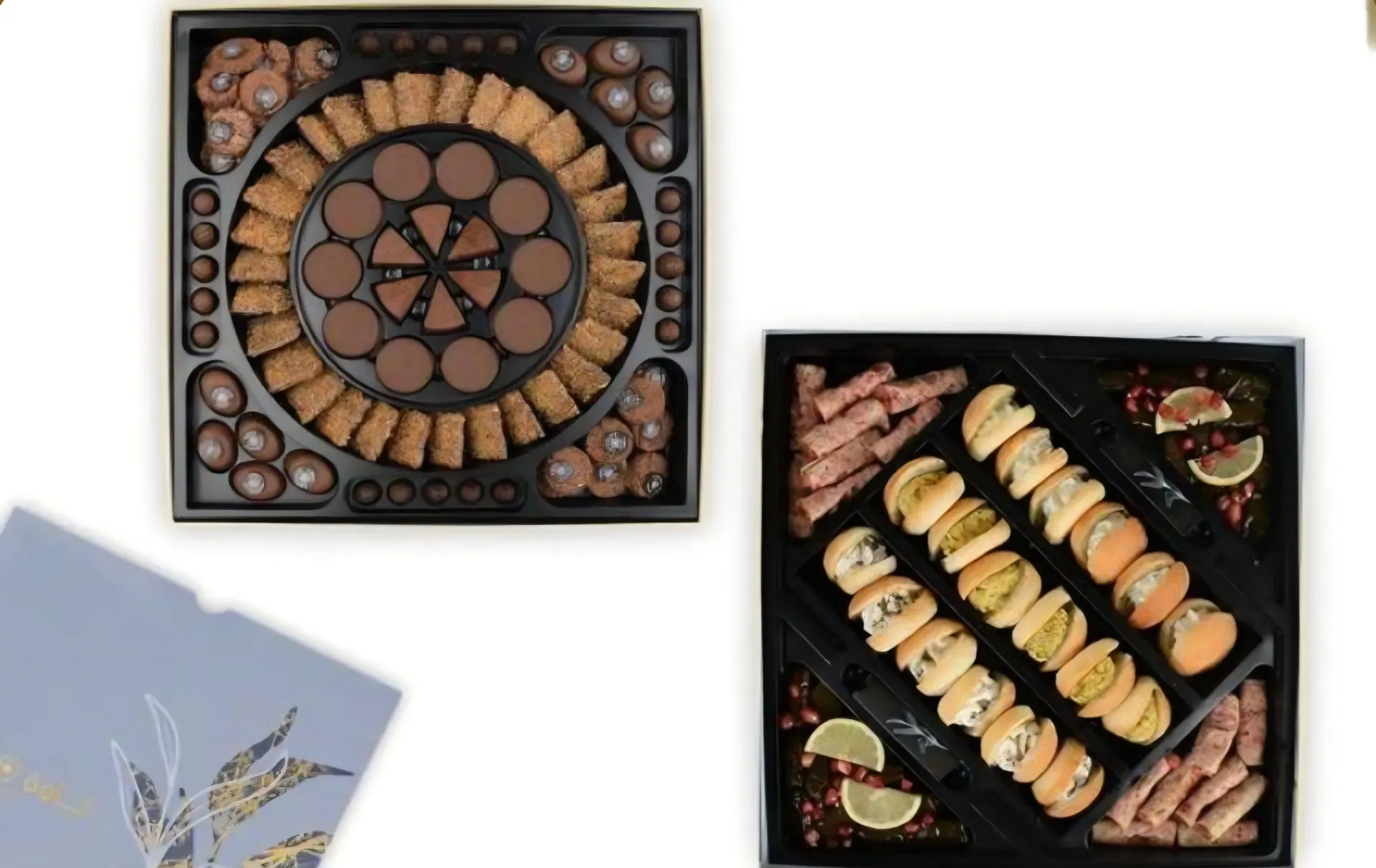 توفير بوکس حالی مالح مربع مسخن و ورق عنب ( من تاوة ) خلال ساعه أو ربما أقل مناسب جداً لتقديمة كهديه