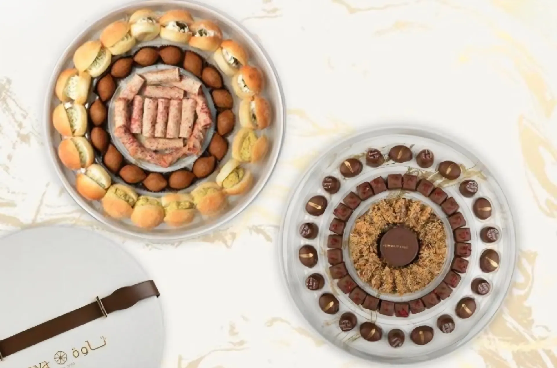 خدمة توفير بكج حالي مالح فاخر مسخن و كبة ( من تاوة ) خلال ساعه أو ربما أقل مناسب جداً لتقديمة كهديه